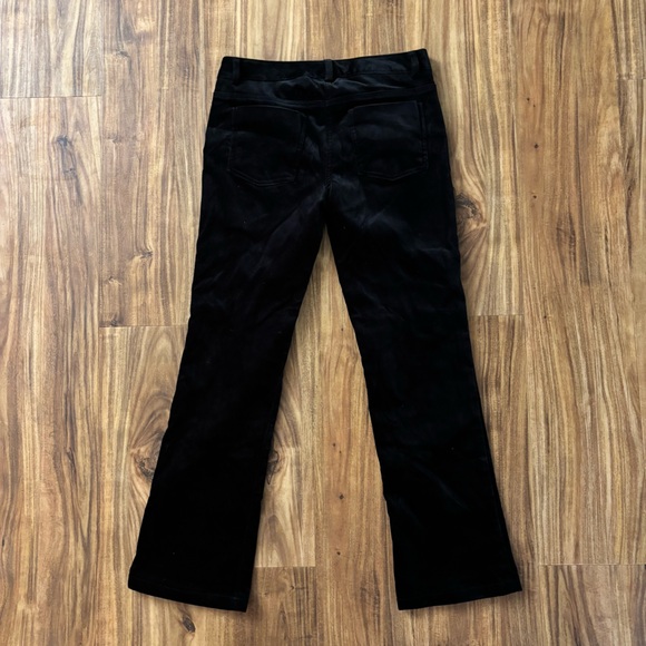 Theory Black Velvet Flare Jeans - Picture 2 of 3